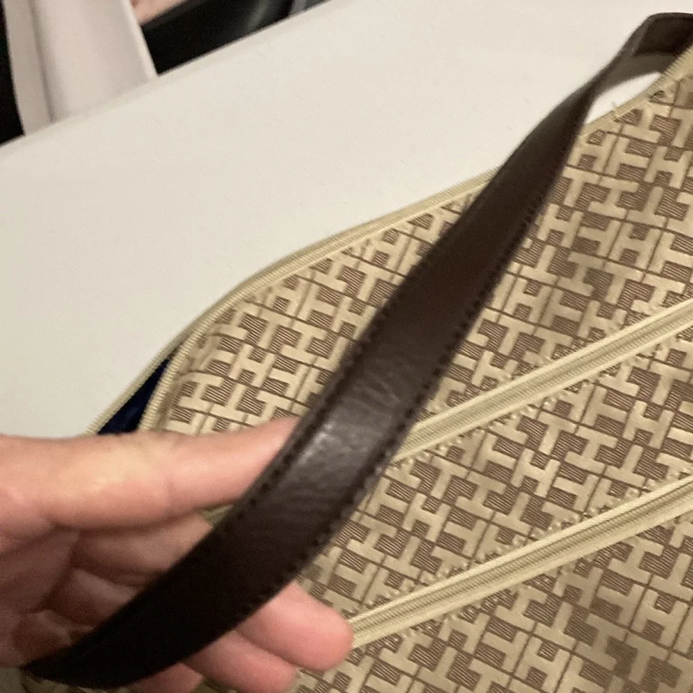Tommy Monogram Canvas Bag NEW WITHOUT TAGS